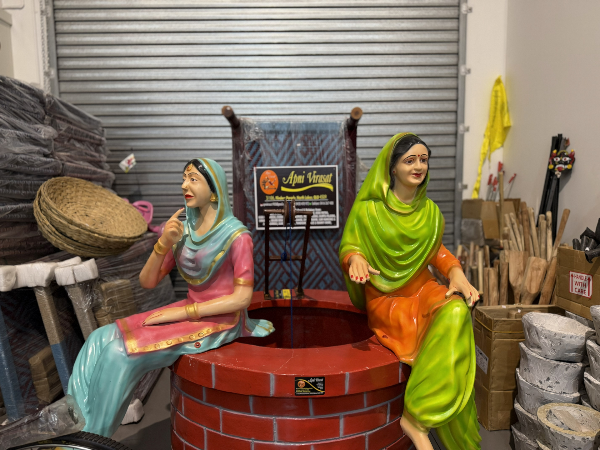 Inside Apni Virasat's Indian cultural store in North Lakes, Brisbane